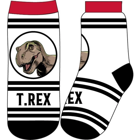 Dziecięce skarpetki Jurassic World Białe