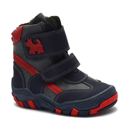Buty zimowe dla dzieci marki Kornecki 04560 Granatowe