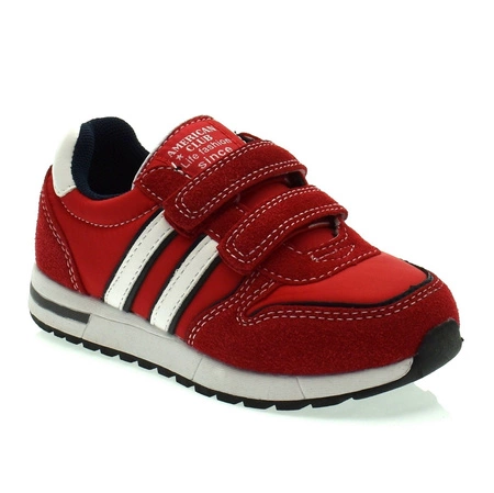Dziecięce buty sportowe American Club ES10/20 Czerwone
